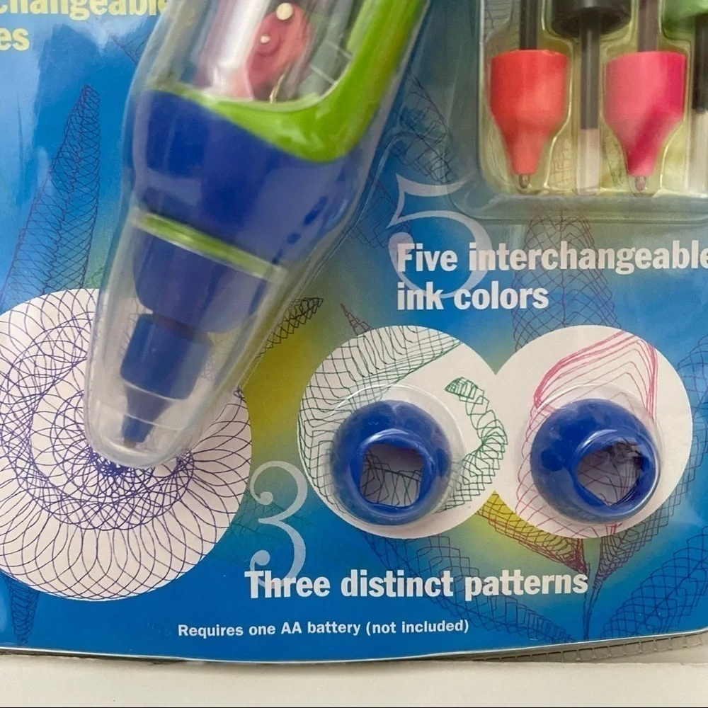 Hog Wild Spyro Gyro Artistic Motorized Stylus 3 Patterns Batteries Not Included